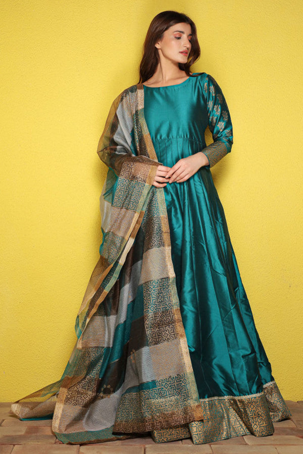 Green Anarkali