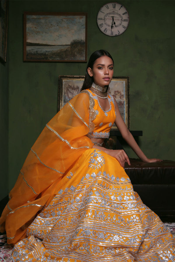 Gold Yellow Lehenga