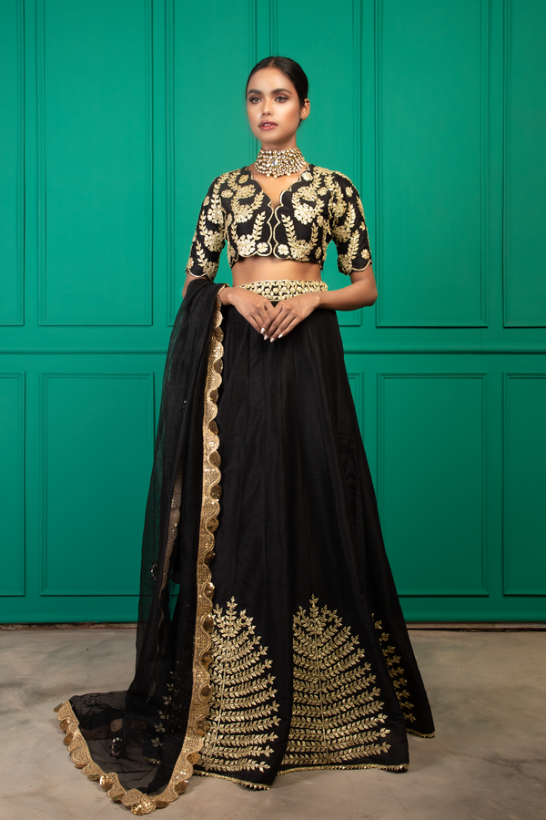 Black Lehenga