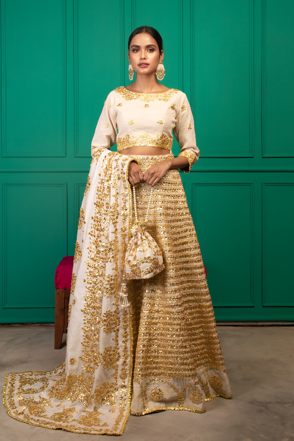 Off White Lehenga
