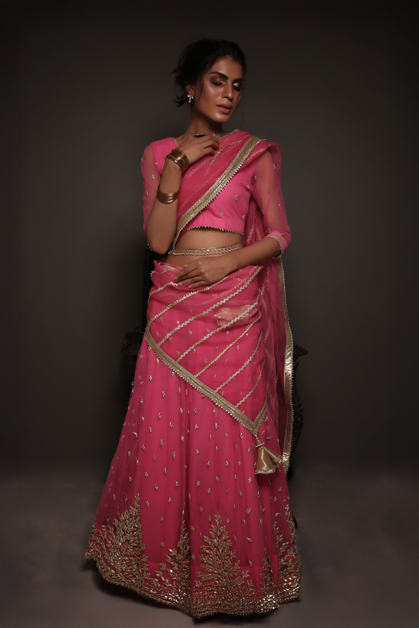 Pink Lehenga