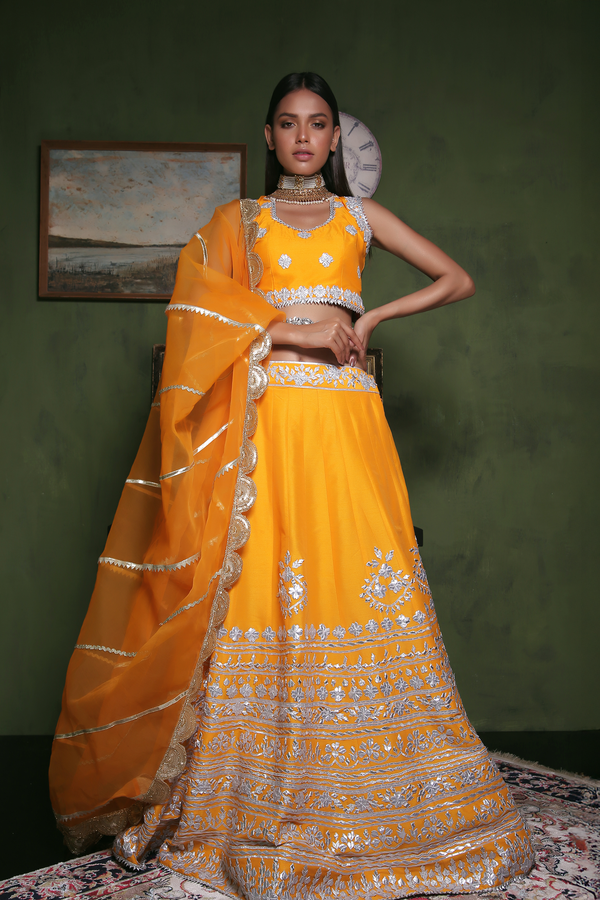 Gold Yellow Lehenga