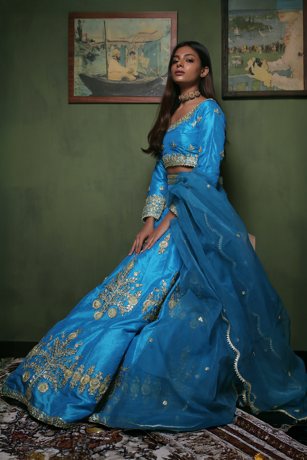 Blue Lehenga