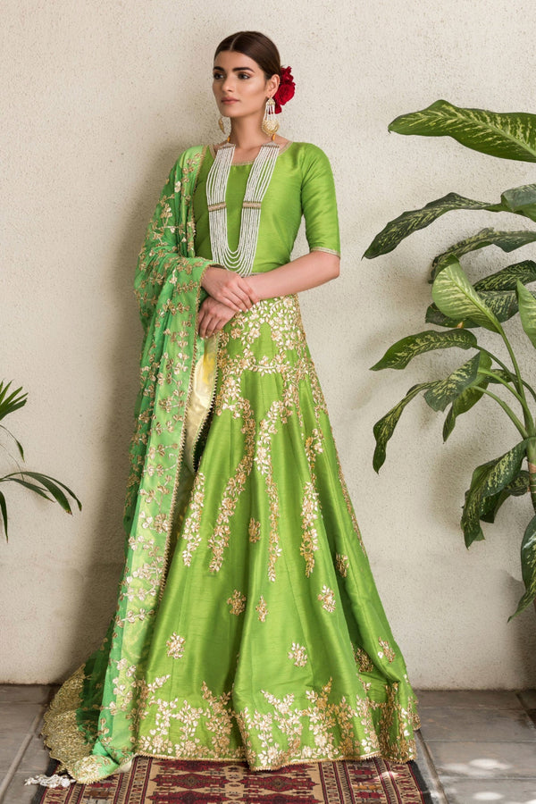 Lime Green Lehenga